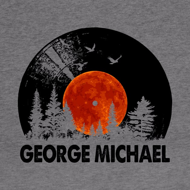 George Name Record Music Forest Gift by Mountain River Landscape